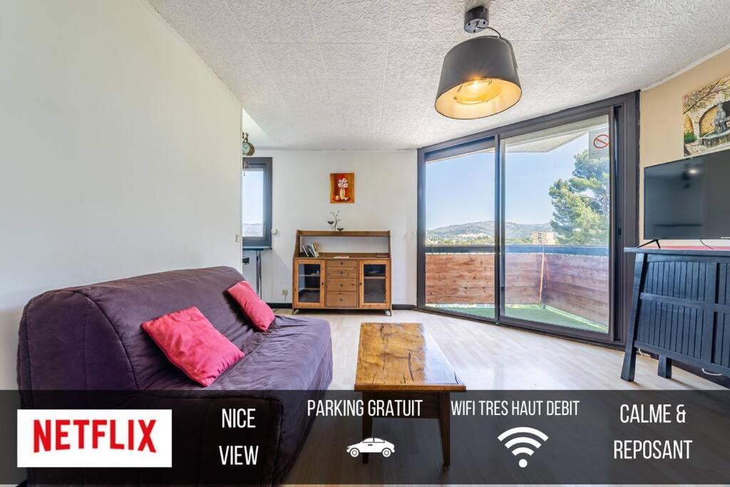 Park & Suites -Wifi-Netflix-Vue Марсель Екстер'єр фото